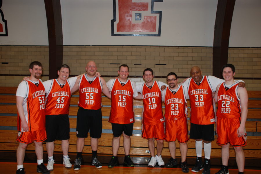 Last years faculty team donned the orange and black throwbacks and handed the CYO All-Stars a surprising defeat. Can the six returnees and three newbies carry the team to back-to-back wins over the students?