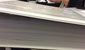 Check out the thickness of this Senior Life Book project.