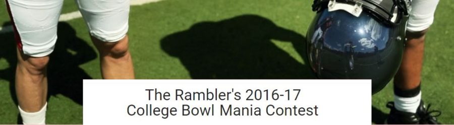 The Ramblers 2016-17 College Bowl Mania Contest