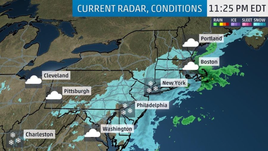 Erie lucks out and narrowly avoids noreaster