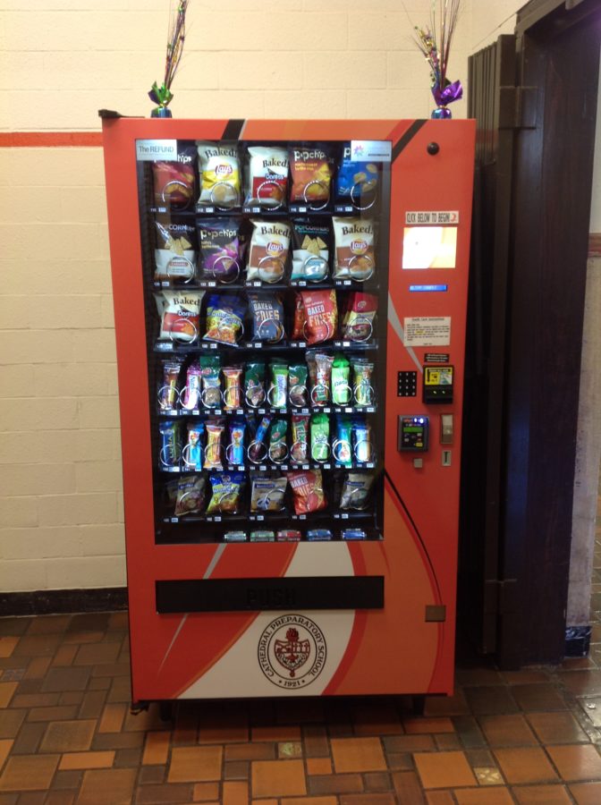Cathedral Prep introduces brand new vending machine