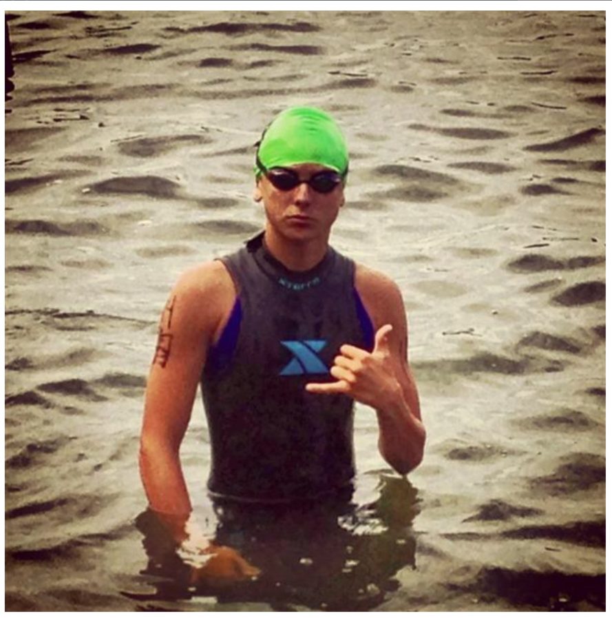 Prep junior Norman Stark plans to swim across Lake Erie for charity this summer
