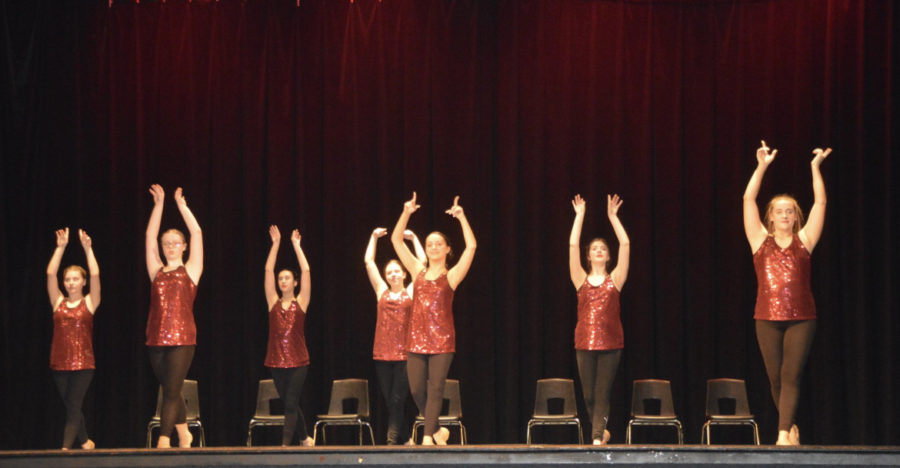 Dancers perform in Cathedral Prep’s winter showcase