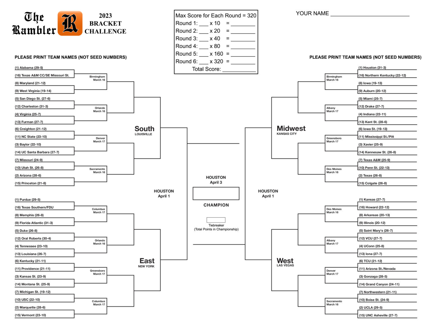 Fill our your bracket: Green Bay football legends challenge